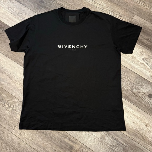 NWT GIVENCHY Reverse oversized t-shirt cotton black $550 - Picture 5 of 16